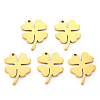 PVD Vacuum Plating 304 Stainless Steel Pendants X-STAS-N092-42G-1
