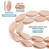 1Strand Electroplate Transparent Glass Beads Strands EGLA-TADJ0001-20D-5
