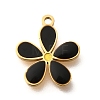 Brass Enamel Charms STAS-Q347-14G-01-1-1
