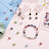  64Pcs 8 Colors Alloy Enamel Beads ENAM-NB0001-93-2