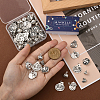 70Pcs 7 Style Tibetan Style Alloy Pendants FIND-SC0019-39-4