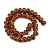 Handmade Gold Sand Enamel Lampwork Beads LAMP-B036-01-3