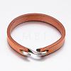 Cowhide Leather Bracelets BJEW-G575-09B-2