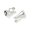 Cheerleader Megaphone Tibetan Style Alloy Pendants TIBEP-NH0001-01D-AS-2