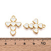 304 Stainless Steel & Enamel Pendants STAS-T073-62B-G-3