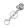 Snake Alloy Pendants Keychain KEYC-JKC00948-4