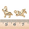 Brass Micro Pave Cubic Zirconia Charms KK-D261-08G-3