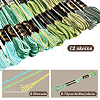 6-Ply Polyester Embroidery Floss OCOR-WH20074-15N-2