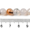 Dyed & Heated Natural Agate Beads Strands G-P539-D01-01-5