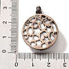 Natural Howlite Pendants G-P560-01R-09-3