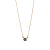 304 Stainless Steel Micro Pave Cubic Zirconia Pendant Necklaces NJEW-OY002-41G-3