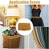 Polyester Metallic Thread Lace Tassel Ribbons OCOR-WH0108-42B-7