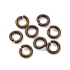 Brass Saw Cut Open Jump Rings KK-G514-01H-AB-1