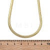 Brass Wheat Chain Necklaces for Women NJEW-U035-06G-5