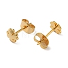 Brass Earrings EJEW-O003-01D-G-2