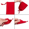 Rectangle Velvet Pouches LS-TP-R002-7x9-04-2