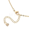 2Pcs 2 Colors Brass Oval Locket Pendant Necklaces NJEW-JN05905-7