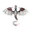 Alloy Rhinestone Big Pendants X-FIND-I060-01AS-02-1