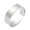 Non-Tarnish 304 Stainless Steel Open Eye Cuff Rings RJEW-G306-02P-2