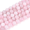Dyed Natural White Jade Beads Strands G-T139-4mm-60-04-4