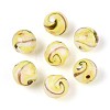 Handmade Gold Sand Lampwork Beads LAMP-T024-11E-1