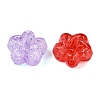 Transparent Crackle Acrylic Beads OACR-Q203-03-3