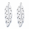 Non-Tarnish 201 Stainless Steel Pendants STAS-N090-LA973-1-2