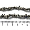 Natural Dalmatian Jasper Chip Beaded Necklaces for Men Women NJEW-G159-01O-5