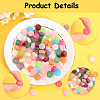 100Pcs Imitation Gemstone Acrylic Beads OACR-SP0001-05A-6
