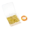 100Pcs 8mm Natural Gold Rutilated Quartz Round Beads DIY-LS0002-49-7