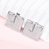 304 Stainless Steel Stud Earrings for Women EJEW-K306-09P-3