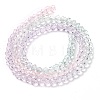 Transparent Painted Glass Beads Strands X1-DGLA-A034-T4mm-A23-5