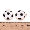 Alloy Enamel Pendants ENAM-T025-01G-01-3