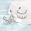 Rack Plating Brass Enamel Stud Earrings KK-CBAB1AF-38A-P-2
