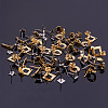 304 Stainless Steel Stud Earring Components STAS-PH0004-09-4