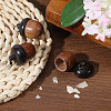 5Pcs Wood Pendants PALLOY-CA00036-4