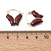 Alloy Enamel Hoop Earrings EJEW-G466-06G-3