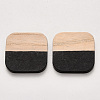 Resin & Wood Cabochons RESI-S384-010A-E01-2