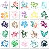 25Pcs 25 Styles PET Plastic Hollow Out Drawing Painting Stencils Templates DIY-WH0476-002-1