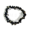 Natural Obsidian Stretch Bracelets PW-WG56138-28-1
