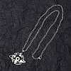 201 Stainless Steel Pendant Necklaces for Man NJEW-Q336-02J-P-4