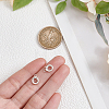 Sterling Silver Twister Clasps STER-WH0065-014-3