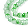 Baking Paint Glass Beads Strands DGLA-N015-6mm-09-3