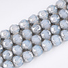 Electroplate Glass Beads Strands EGLA-T019-04A-1