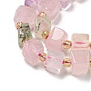 Natural Amethyst & Citrine & Prehnite & Quartz Crystal & Rose Quartz Beads Strands G-G053-B14-01A-4