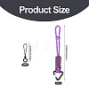 Polyester Cord Ropes Pendant Decorations HJEW-TADJ0022-01B-2