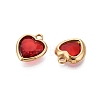 Valentine's Day 304 Stainless Steel with Glass Charms STAS-Q119-01G-02-2