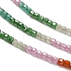Gradient Color Cubic Zirconia Bead Strands ZIRC-F144-02A-5