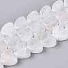 Electroplate Natural Quartz Crystal Beads Strands G-T144-41-4