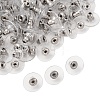 304 Stainless Steel Bullet Clutch Earring Backs X-STAS-Q189-02-2